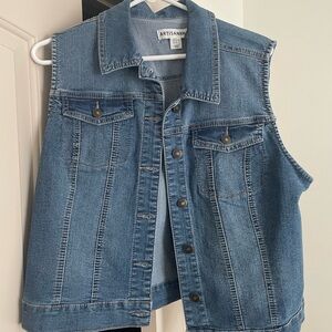 Artisan Classic Blue Denim Vest
